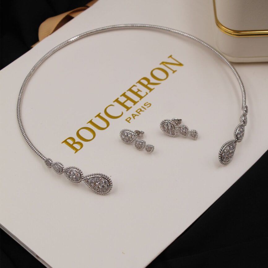 Boucheron Paris Serpent Boheme Diamond Pendant Suite