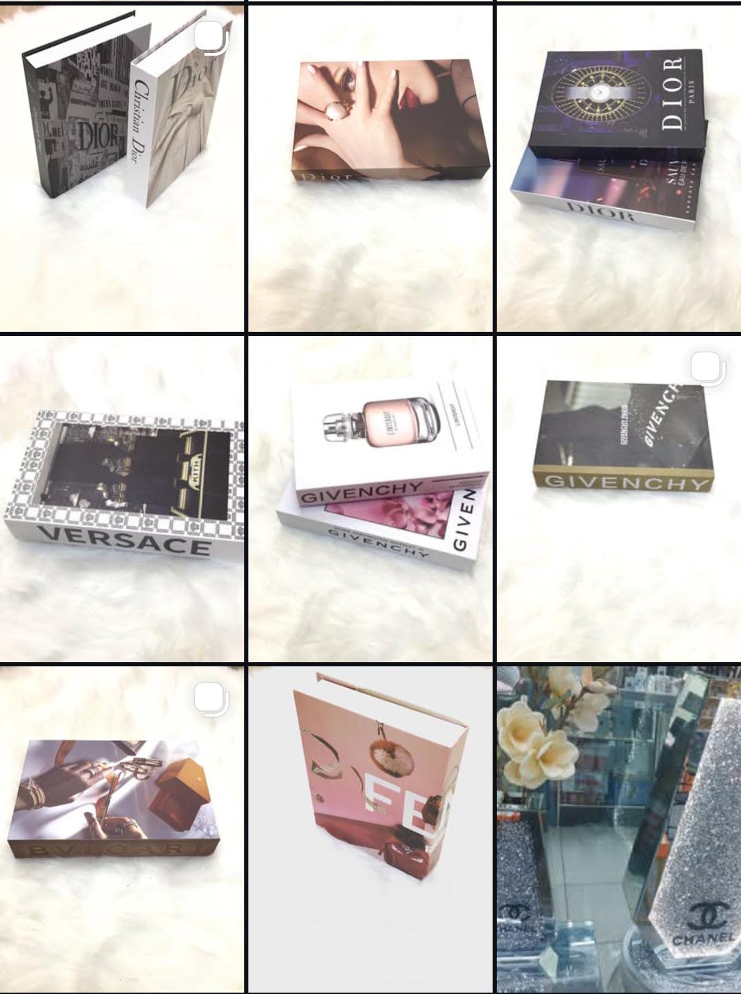 Luxe Couture-Inspired Decorative Tabletop Book Collection
