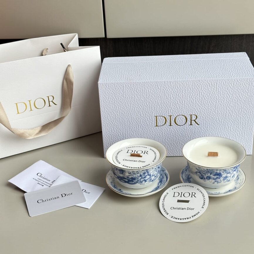 Christian Dior Toile de Jouy Scented Candle Duo