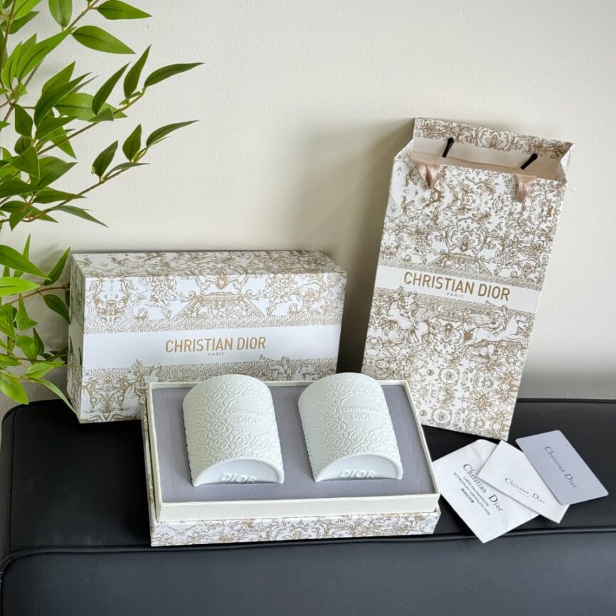 Dior Maison Toile de Jouy Porcelain Candle Set