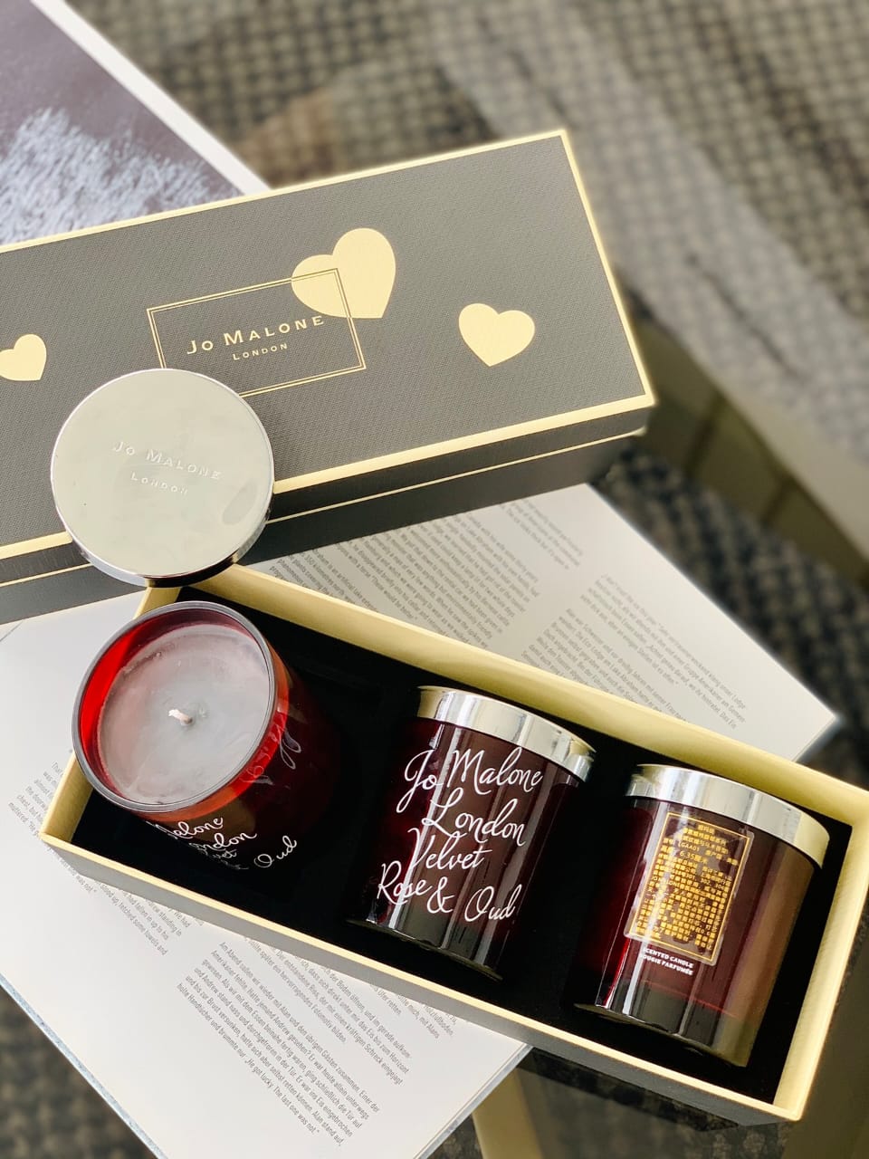 Jo Malone London Velvet Rose & Oud Scented Candle Collection