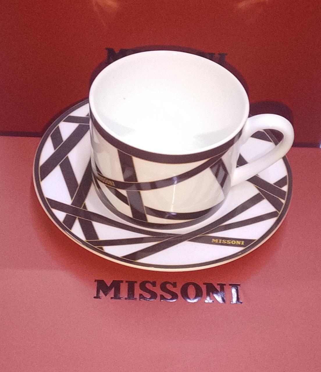 Missoni Home Geometric Motif Porcelain Tea Set