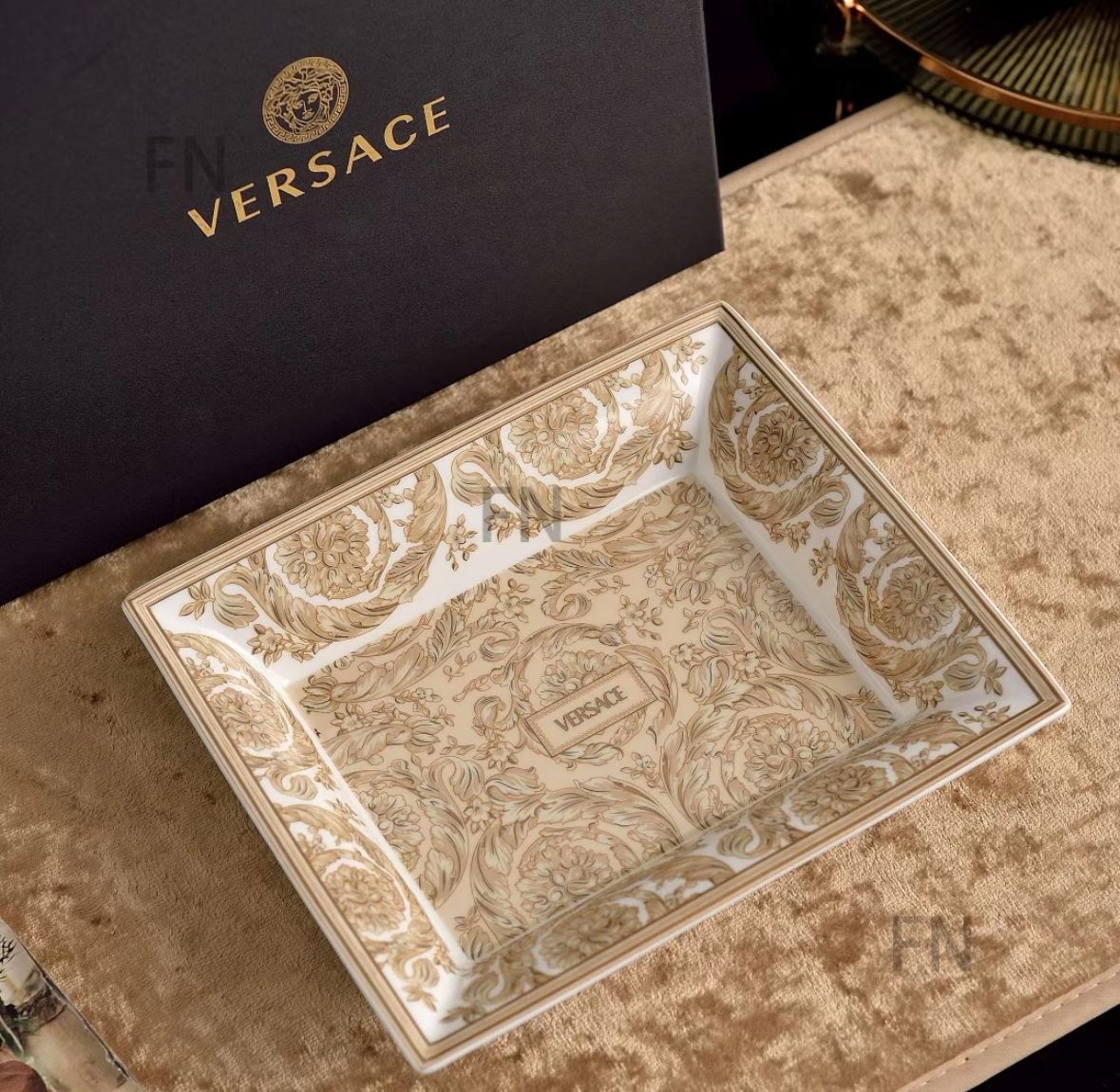 Versace Barocco Heritage Porcelain Serving Tray