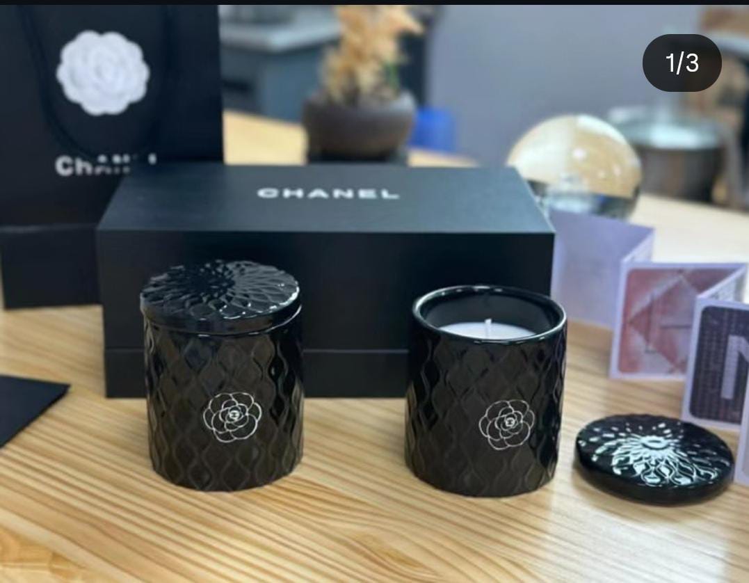 Chanel Signature Luxury Camellia Scented Candle Set