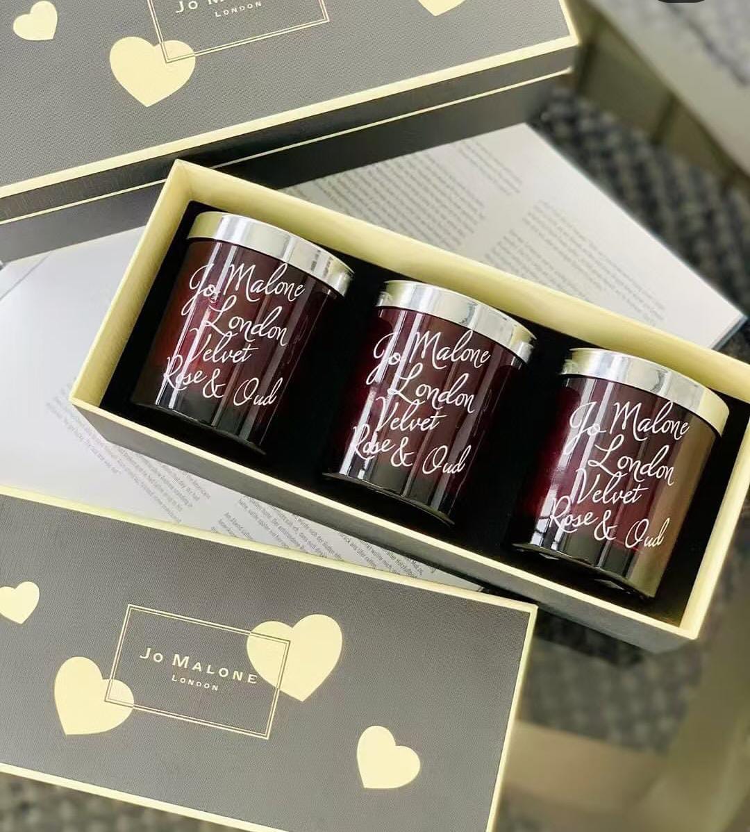 Jo Malone London Velvet Rose & Oud Luxury Candle Collection