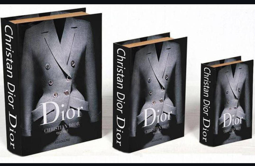 Christian Dior Haute Couture Retrospective Collector's Edition Bookshelf Set