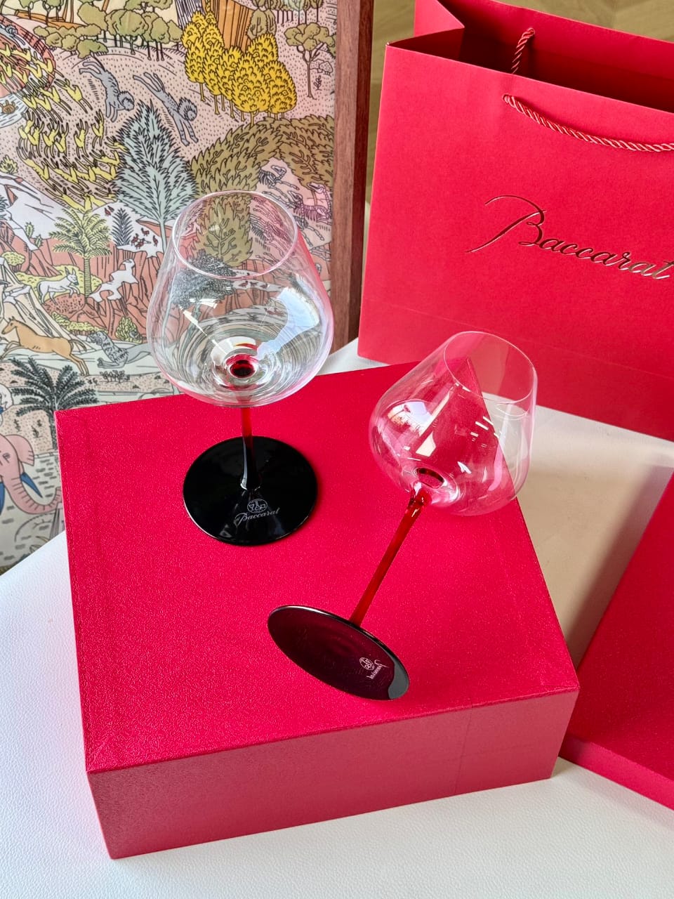 Baccarat Les Impulsions Crystal Wine Glass Set