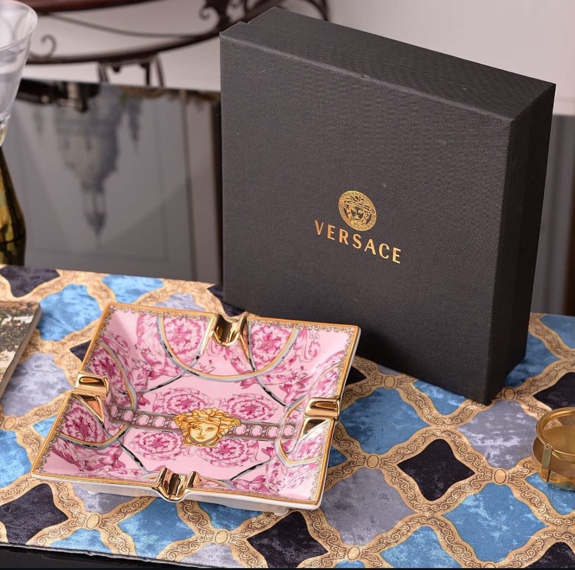 Versace Medusa Baroque Luxury Decorative Ashtray