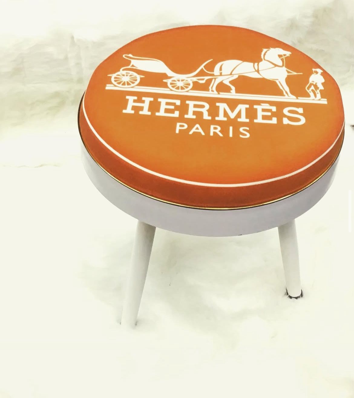 Hermès Parisian Luxury Stool