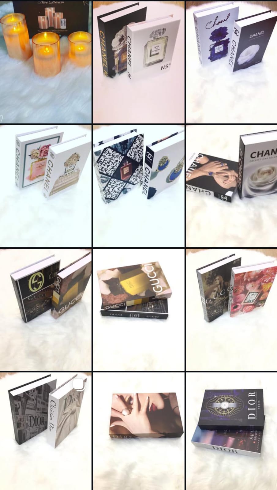 Maison de Couture Designer Decorative Book Collection