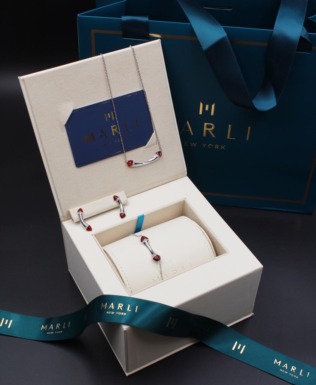 Marli New York Haute Joaillerie Crimson Contour Collection Set