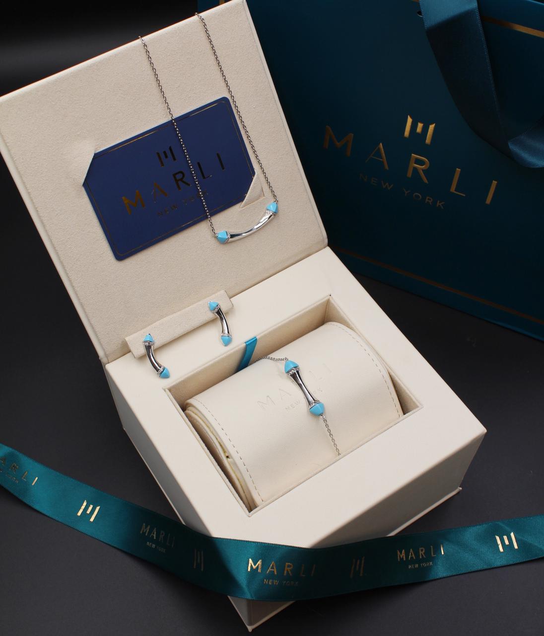 Marli New York Turquoise & Diamond Fine Jewelry Suite