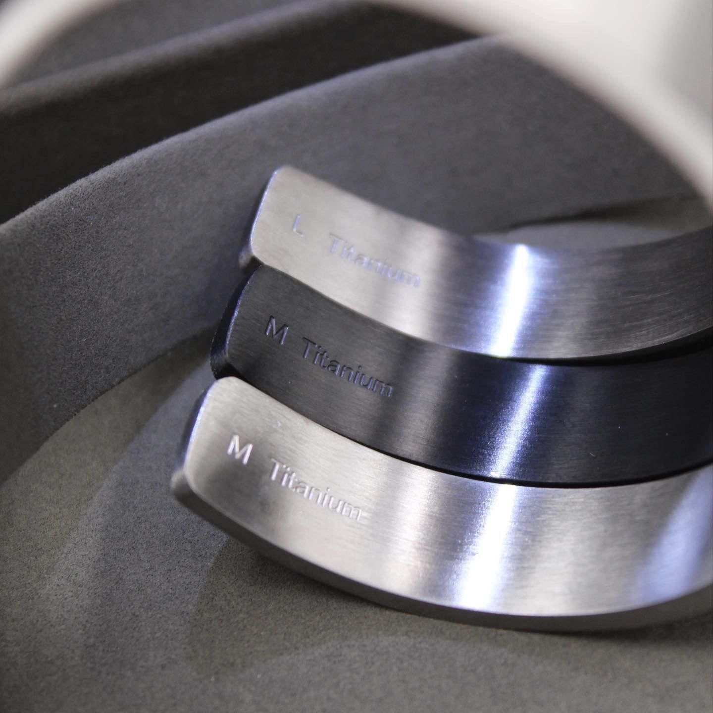 Artisanal Titanium Designer Men's Luxury Accessory Set
