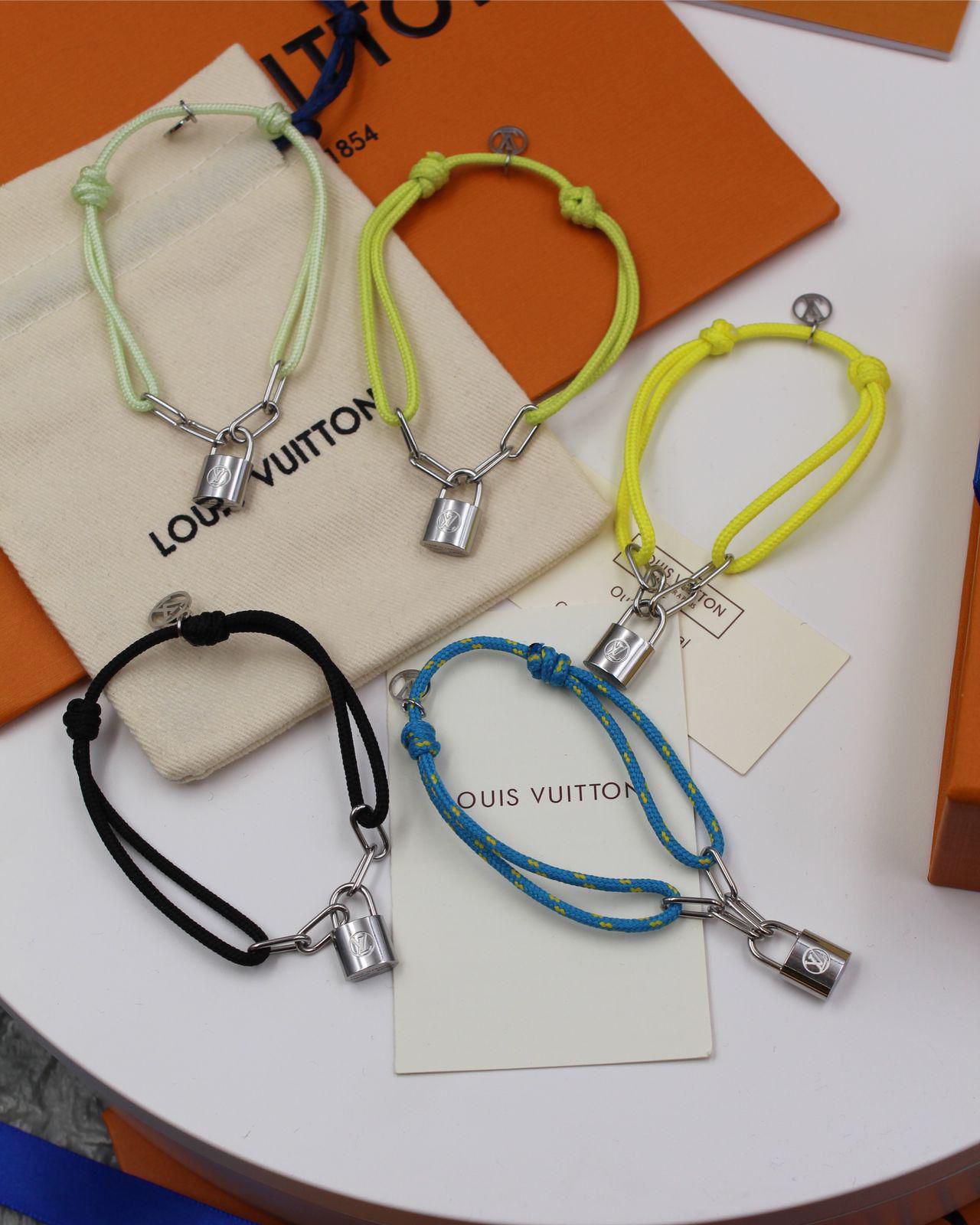 Louis Vuitton Lock It Cord Bracelet Collection