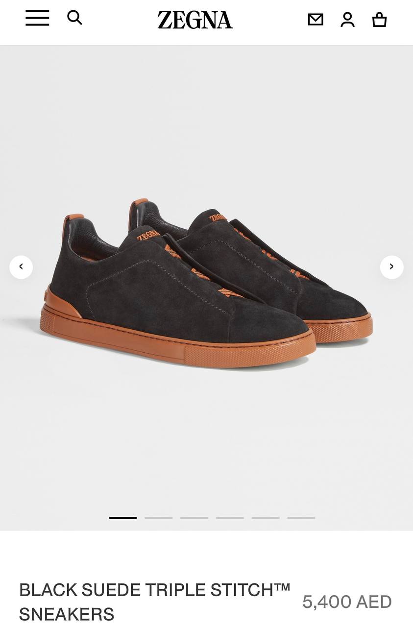 ZEGNA Triple Stitchâ„¢ Suede Low-Top Sneakers