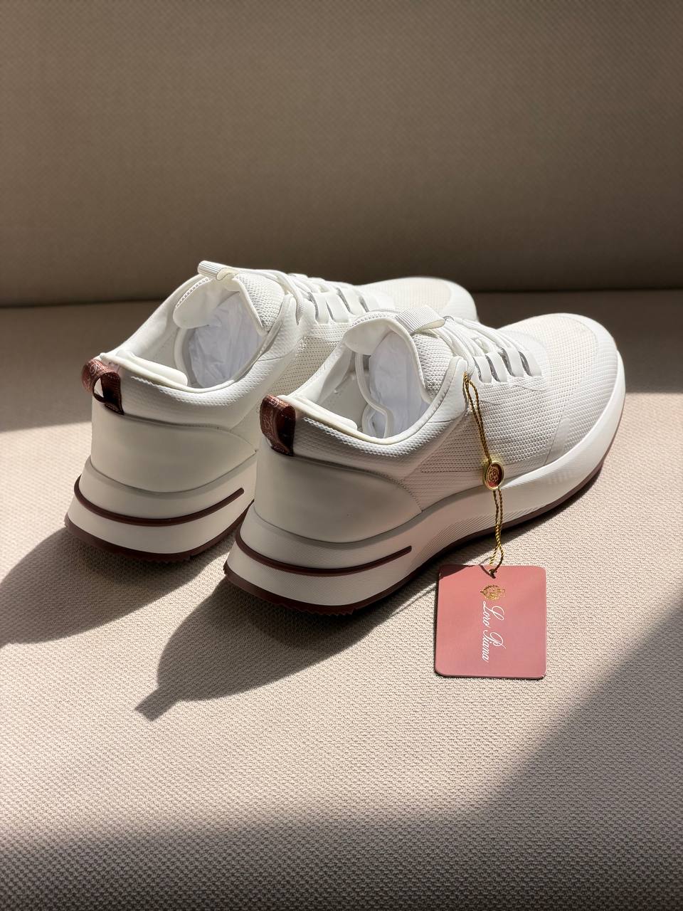 Loro Piana Technical Knit and Nappa Leather Walk Sneakers