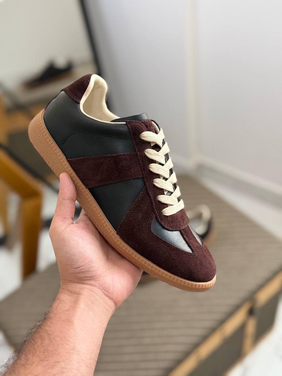 Artisan Suede & Leather German Army Trainer (GAT) Sneakers