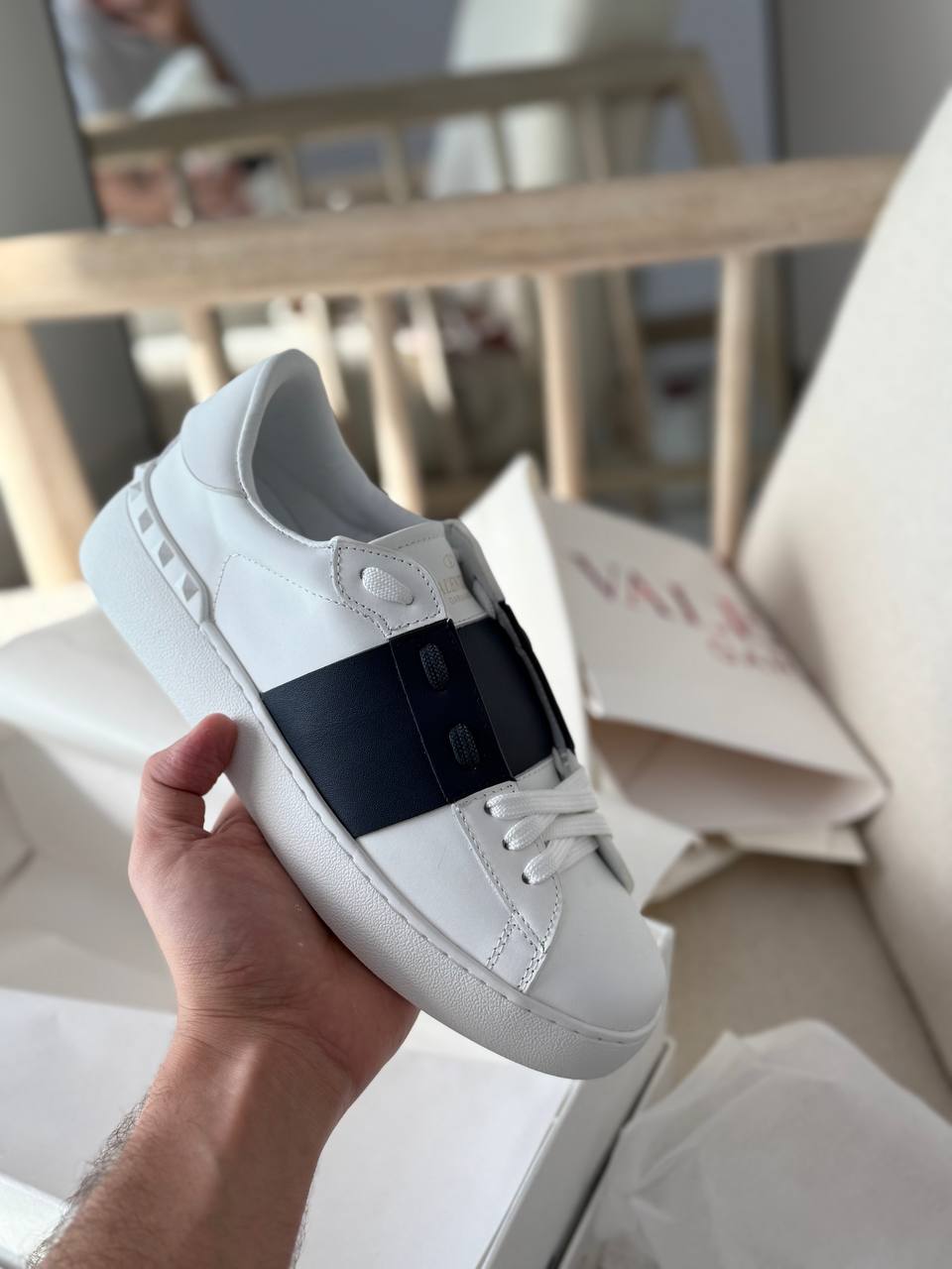 Valentino Garavani Open Skate Leather Sneaker