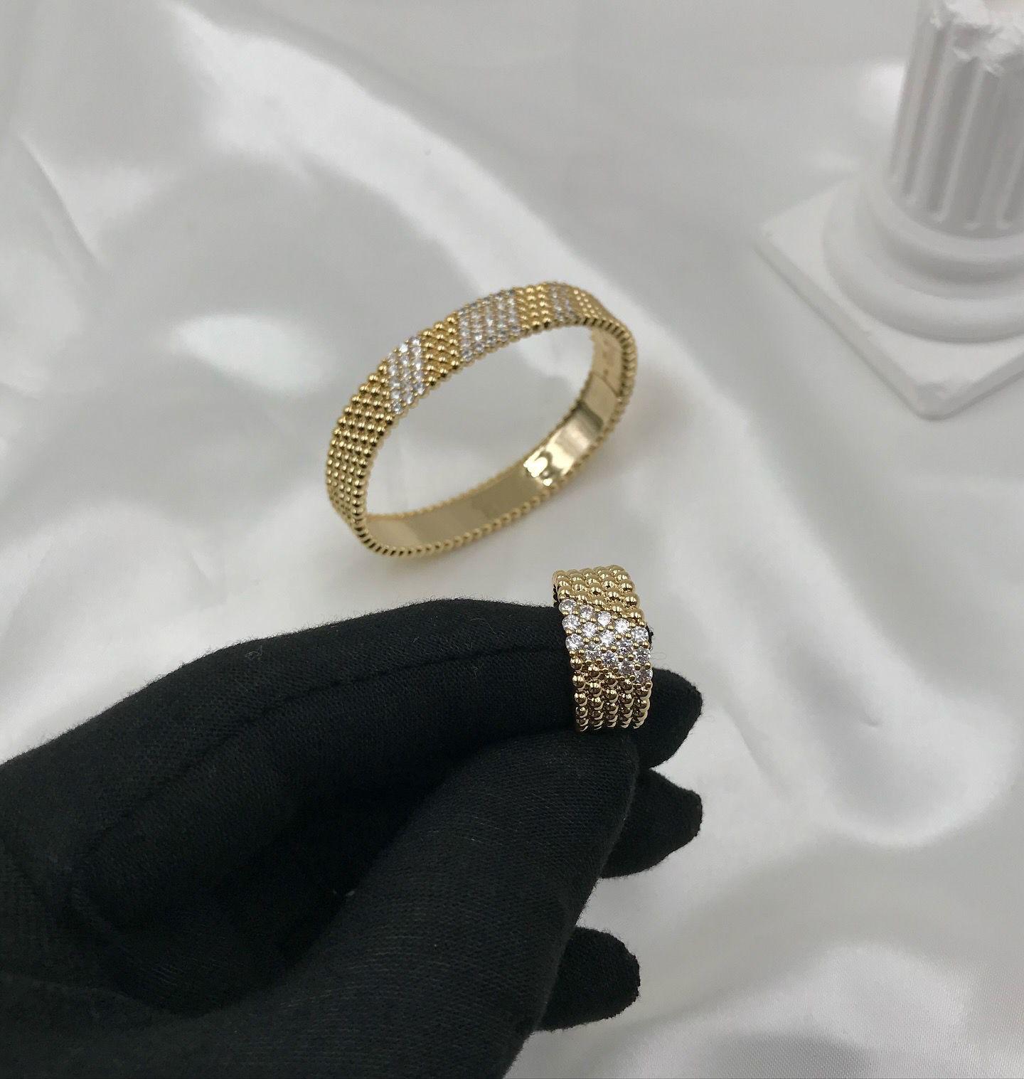 18K Yellow Gold & Diamond Pavé Beaded Haute Joaillerie Suite