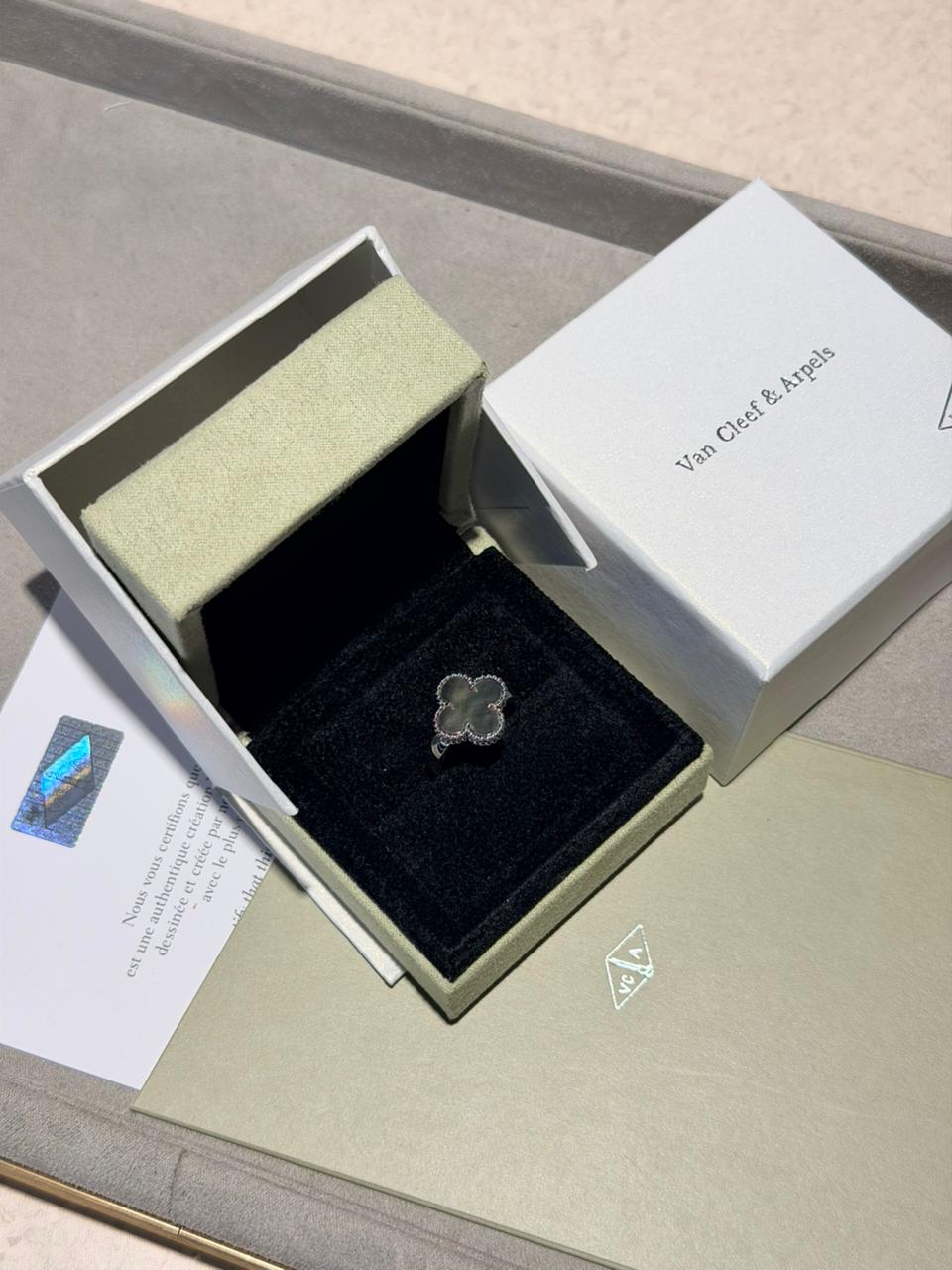 Van Cleef & Arpels Vintage Alhambra Mother-of-Pearl Ring